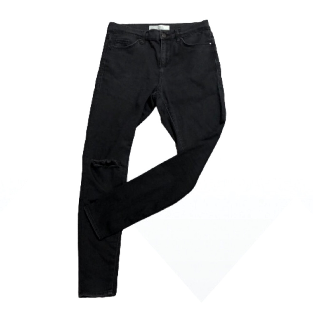 Topshop Moto Leigh Distressed Jeans